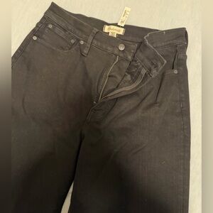 NWT Madewell Perfect Vintage Wide Leg Black Jeans size 31